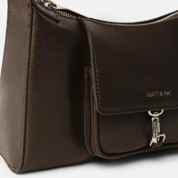 MATT & NAT LOTI VEGAN SHOULDER BAG_ESPRESSO - Picture 5 of 6